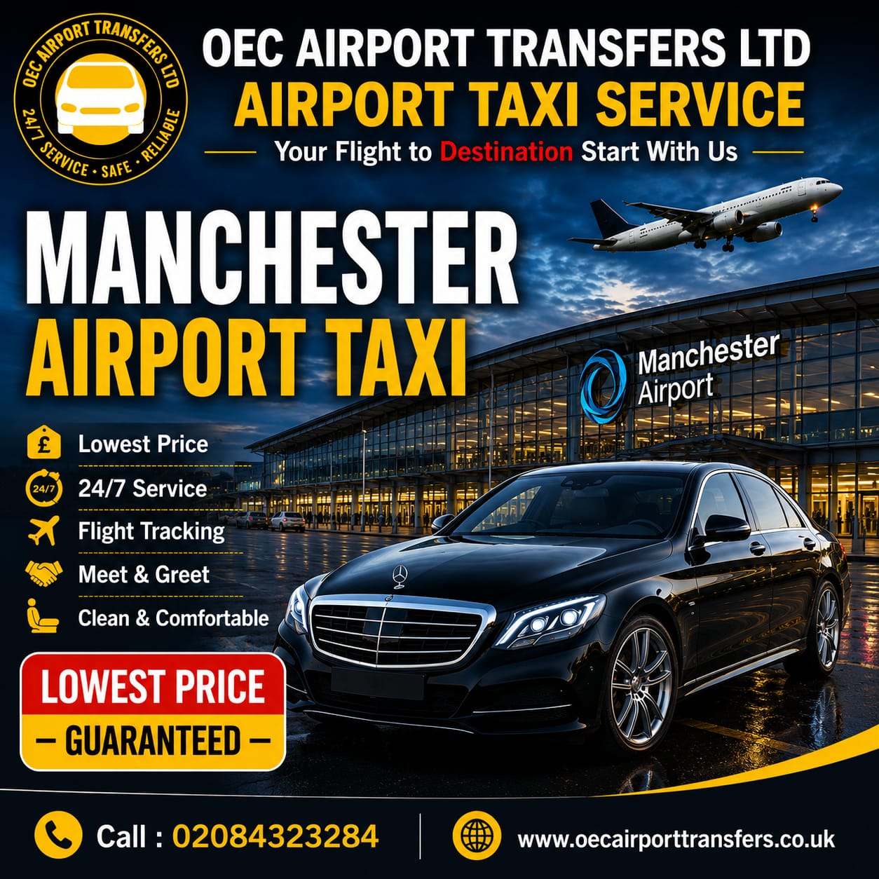 Airport taxi transfers in the UK